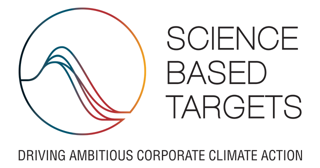 Science Based Targets logo with the tagline: “Driving ambitious corporate climate action.”